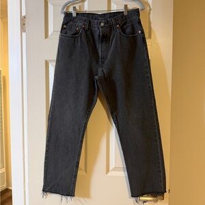 LEVIS women’s 501 Ankle Wedgies